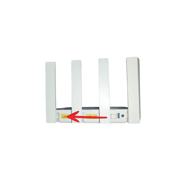 Airtel router W/LAN1 port for antenna connection
